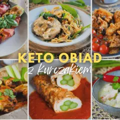 Keto obiady z kurczakiem: faszerowana cukinia, skrzydełka, rolada z szparagami i inne pyszne przepisy.